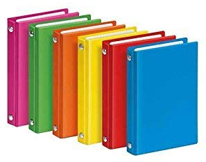 Taschenringbuch A7 VELOCOLOR 4-Ring 13 mm