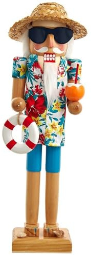 Kurt Adler 15-Inch Beach Santa Nutcracker