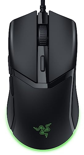 Razer Cobra Wired Gaming Mouse: 58g Lightweight Design - Gen-3 Optical Switches - Chroma RGB Lighting with Underglow - Precise 8500 DPI Optical Sensor - 100% PTFE Mouse Feet - Speedflex Cable - Black