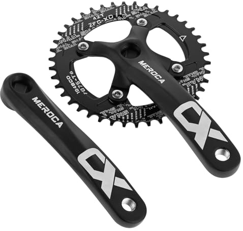 SURIEEN 42T Mountain Bike 170mm Square Crankset Single Speed Crankset