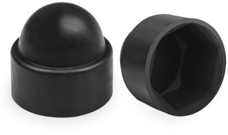 Drenky Cache-écrous M8, Pour Clé De 13 mm, Cache Ecrou Plastique Capuchons De Protection Cache Boulon Pour Recouvrir Les écrous et Les Têtes De Vis Hexagonales, 25 Pièces, Noir