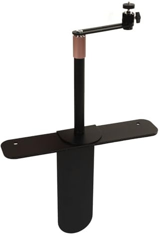 Yosoo Health Gear Projector Mount, Projector Stand Behind Bedside Sofa 360 Degree Rotatable Bed Mount Projector 9.4 to 15.7in Adjustable Projector Holder Alloy Steel Projector Bracket Shelf