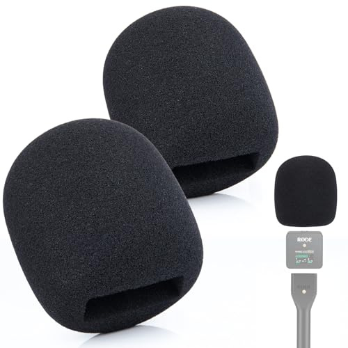 SUNMON Filtro Antipop para Rode Wireless Go 2: Filtro Antipop para Micrófonos Inalámbricos con Rode Wireless Pro/Go/2