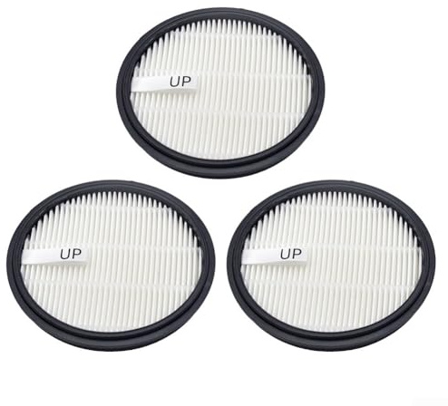 Zoegneer 3 filtros de aspiradora para Ultenic U12 Vesla potente aspiradora inalámbrica de repuesto lavable HEPA kit de filtro HEPA paquete de 3 accesorios de limpieza para el hogar