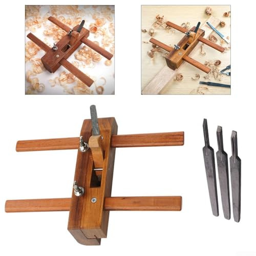 Woodcraft - Pialla manuale da falegname con finitura lucida, perfettamente adatta per vari progetti di lavorazione del legno (B)