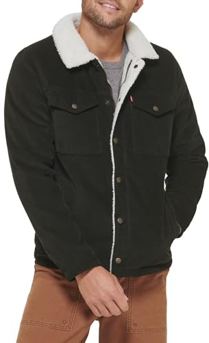 Levi's Men's Corduroy Sherpa Lined Trucker Jacket (Standard and Big & Tall)