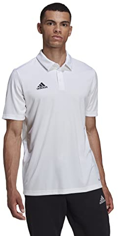 adidas Men's Entrada 22 Polo Shirt, White, 3XL