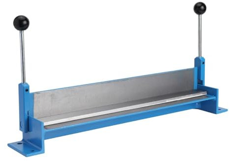 ECUTEE Plegadora de Chapa Manual Dobladora de Hierro 460mm, Banco Doblador para Dobladoras de Plástico, de Metal, Herramienta Bricolaje de Doblado, Máx 90°, Grosor 1,2 mm