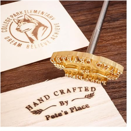 Custom Branding Iron for Woodworking Electric Wood Burning Stamp Branding Iron for Wood Baking Meat Birthday Gifts
