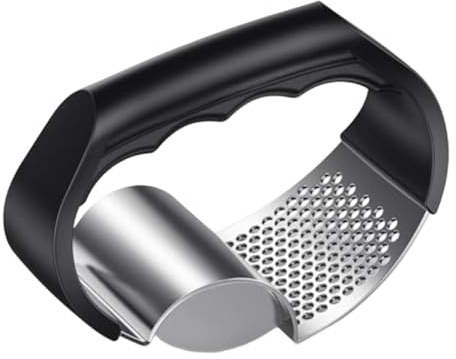 Dayysiuy Schiaccia-aglio | Acciaio Inossidabile Antiscivolo Sicuro Per Lavastoviglie | Tritatore d'aglio per Cucina e Pressatore | Per Schiacciare Senza Sforzo Scalogno Casa Ristorante Barbecue