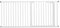 BabyDan Premier, Extra breit Ohne bohren Treppenschutzgitter, 158,3-165 cm, Babygitter/Sicherheitsgitter, Metall, Weiß, Hergestellt in Dänemark - (Haustiergitter/Hundegitter)