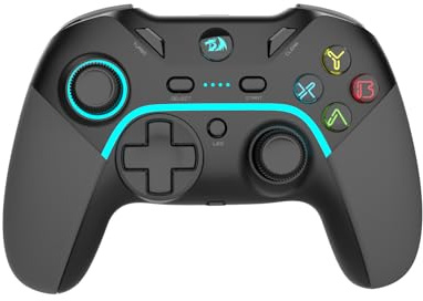 Redragon Gamepad Harrow Pro Wireless G808-PRO Black Multi-Plattform (Play Station 3, PC, Android), kabellos, RGB