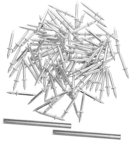 STOBOK 1 Set De Clous en Fer pour Image Clous À Double Tête pour Mur Fil De Plinthe À Double Tête Clou sans Couture Clous À Suspendre pour Image À Double Tête