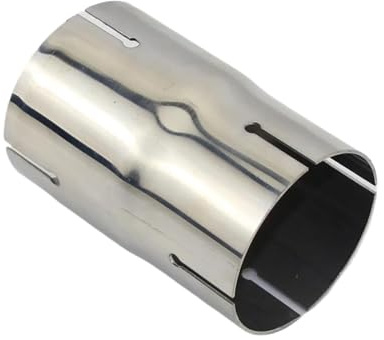 Tubos Sistema Escape Tubo Conexión Reductor Escape Estándar Acero Inoxidable para Automóvil Universal 63mm Diámetro Exterior 73/76/79mm Silenciador Automóvil(OD 63-73mm)