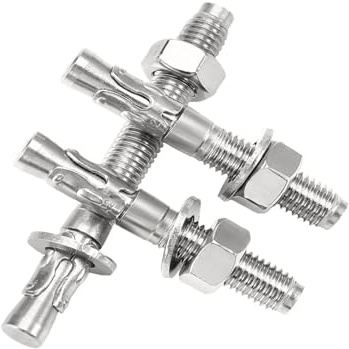 Bulloni ad espansione con ancoraggio, Ancoraggio a cuneo in acciaio inossidabile 304 A2-70, diverse dimensioni(M8*100Mm)