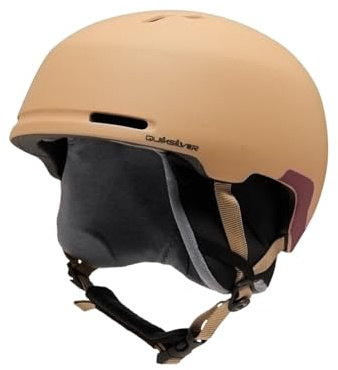 Quiksilver Casco de esquí de Nieve Journey para Hombre, Color marrón