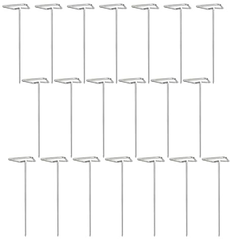 Brochetas de BBQ – de Grill verticales reutilizables, 20 pinchos para carne para freidora de aire, para pollo, filete, camarones al aire libre, camping, boda, cocina