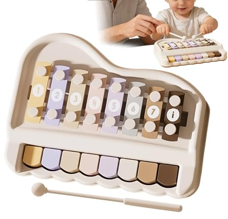 Xylofon för | Bärbart musikinstrument | Tangentbord pedagogisk leksak | för pojkar, flickor, familjer, skolor, klassrum, hus,