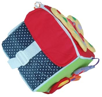 idqwsswt Boucle Cube Jouet d'activité d'apprentissage Amusant avec des Blocs Souples engageant Les Enfants Tout en développant la motricité Fine et Les
