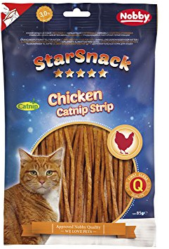 Nobby STARSNACK Chicken Catnip Strip 85 g