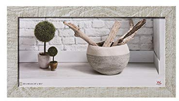 Walther design HO240X Home Holzrahmen, 20x40 cm, hellgrau