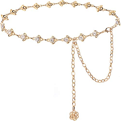 Suyi Ceintures En Chaîne Pour Femmes Chaîne De Taille En Strass Pour Robe