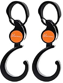 Dreambaby Strollerbuddy EZY-USE Stroller Hooks - 2 Pack - Easily Carry Things on Your Stroller