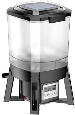 BluFeeder Fischfutterautomat teich - Mit Solar - Automatischer Futterautomat fur Fisch - 6L Futterreservoir