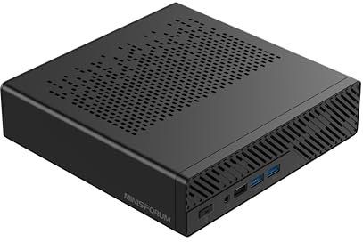 MINIS FORUM MS-A1 Mini Workstation, Barebone Version ohne CPU/RAM/OS Mini PC, DDR5/M.2 2280 NVME SSD, 2,5G LAN x 2, 4X PCIe SSD-Steckplatz, HDMI/DP/USB-C Dreifachanschluss, USB3.0x3