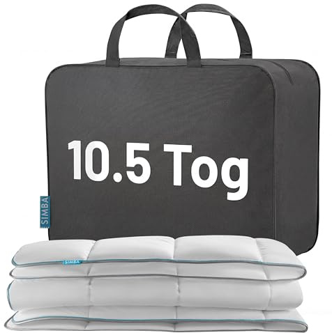 Simba Hybrid Duvet – Stratos cool touch tech – 10.5 Tog – Single Size (135 x 200 cm)