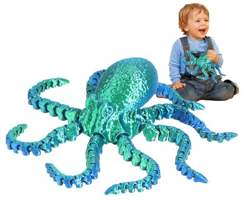 Juguete de injurio imprimido en 3D - Criatura Marina articulada, Juguete de del estrés | Inmediatamente Modelo inquietante para decoración de Escritorio, Regalo Creativo de Bricolaje para niños