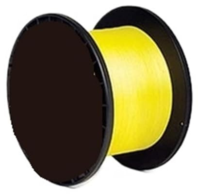 Línea Trenzada de PE for Pesca en Agua Salada 8 Super Power 1500 Yardas(Mainline Yellow,30LB-0.23MM)