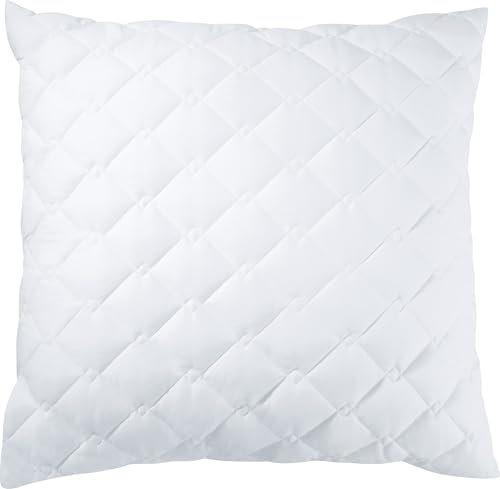 Erwin Müller Kissen Isar Textilfaser Weiss Größe 80x80 cm