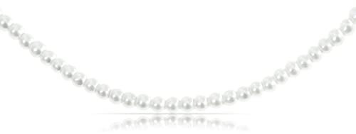 Made by Nami Designer Perlen-Choker • Damen Halskette mit Süßwasserperlen • Filigranes Perlenhalsband • Perlen-Kette Wasserfest • Handmade Strand & Surfer Schmuck (White Small Pearls)