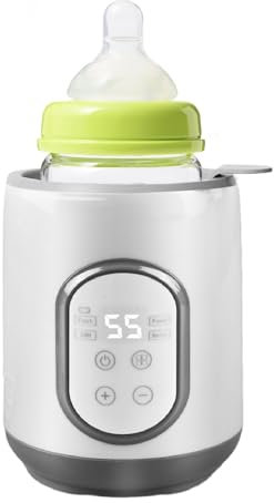 Flaschenwärmer Baby Fläschchenwärmer 8-in-1 Babykostwärmer für Muttermilch oder Milchnahrung, Babyflaschenwärmer mit Intelligenter Temperaturregelung für alle Babyflaschen