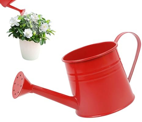 Garden Small Water Spraying Pot, 1L Kettle Watering Can, Miniature Garden Watering Pot, Flower Kettle Metal Watering Can Sprinkled For Indoor Outdoor Plants