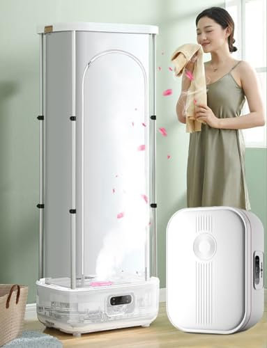 Generisch Automatische Bügelmaschine, Dampfpresse,Bügelmaschine, zusammenklappbarer Dampfgarer und Wäschetrockner, desinfizieren und trocknen von Kleidung, Ergebnisse ab 10 Minuten