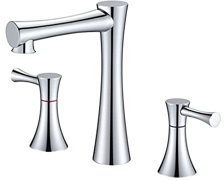 Generalizado, Doble manejo batidora la Lavadora, S Lavabo 3 Hoyos, Fregadero de tocador, Compatible con baño