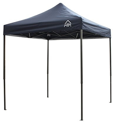 All Seasons Gazebos 2x2 Fully Waterproof Pop up Gazebo With Accessories - Navy Blue