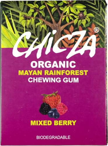 CHICZA Gomme à mâcher bio Mix de baies 6 x 30 g
