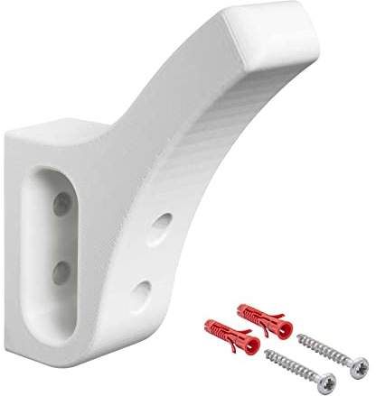 Motorradhelm Wand Halterung Helm Halter Haken Helmbuddy Universal Weiß