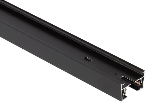 EDO - Sistema SEVA - Binario da Soffitto Monofase Nero - Profilo Luminoso da Superficie per Faretti LED - Barra da Soffitto SEVA Track 0.9 m, 220–240 V, IP20 Illuminazione a Binario