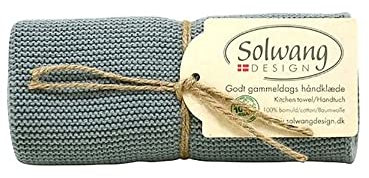 Solwang Küchentuch Arktisch Grün gestrickt Geschirrtuch Handtuch Baumwolle