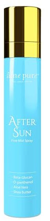 Âme Pure After Sun Mist - Hydrate Sonnenbrand mit Beta-Glucan, Aloe Vera Feuchtigkeitscreme für Haut und Gesicht - Linderung von Sonnenbrand, Sonnenspray zur Wiederherstellung des UV-Schutzes