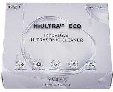 TICFOX Pastiglie Detergenti, Apparecchio per Pulizia ad Ultrasuoni Pastiglie Detergenti Multifunzionali, Utilizzate per Prodotti Industriali Rimozione di Ruggine e Macchie(40 Pcs)