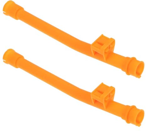 Briny River 2 Pezzi Imbuto Asta Di Livello Dell'olio Asta Di Livello Guida Parte Di Ricambio 06B 103 663 B Compatibile Con Audi A4 Compatibile Con SEAT Compatibile Con SKODA