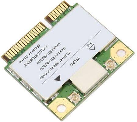 WiFi Card PCIe Network Card, RTL8822CE Gigabit 2.4G 5G Dual Band Bluetooth 5.1 Wireless Network Card WiFi Module Network Adapter