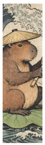 voucong Cinta de agarre de marmota japonesa con diseño de marmota para patinetas, antideslizante, cinta de agarre para patineta, 33 x 9 pulgadas