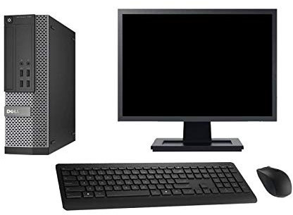 PC Dell 7020 SFF Ecran 22 Intel i7-4770 RAM 8Go SSD 120Go Graveur DVD WiFi W7 (Reconditionné)