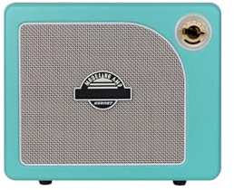 Elektrisk gitarrförstärkare, Bärbar Stereoförstärkare utomhus, 15 flerfärgsalternativ, Bumblebee-förstärkare, Lämplig for gitarr/bas och andra instrument (Size : Green)